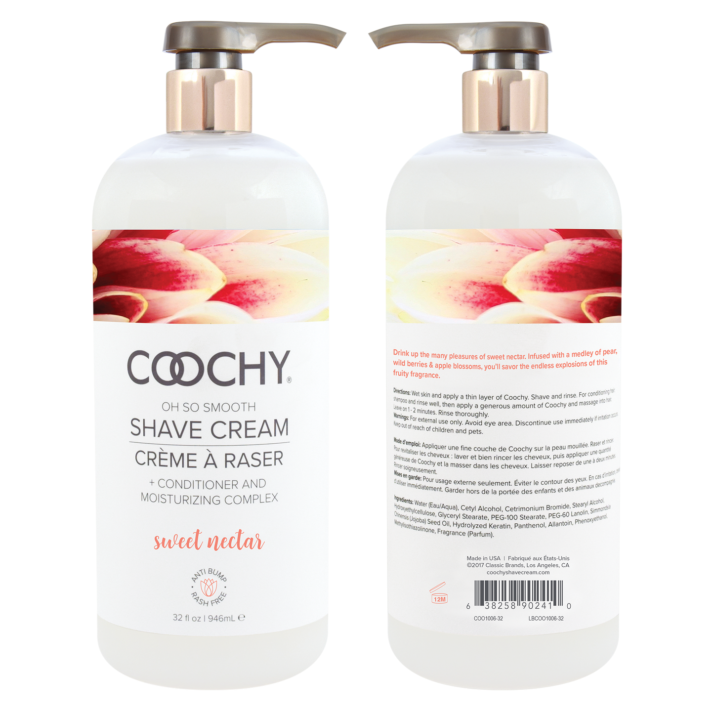 Shave Cream - Sweet Nectar 32oz | 946mL