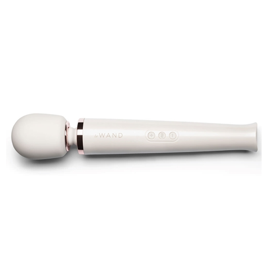 Rechargeable Vibrating Massager - White