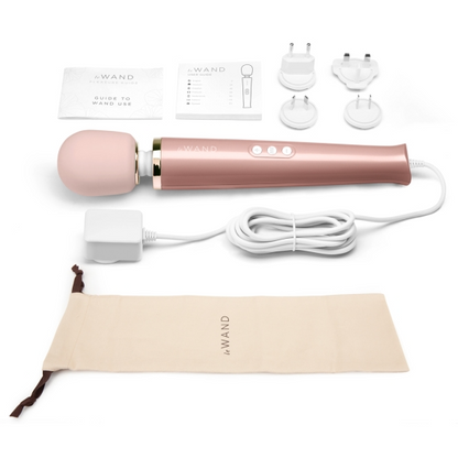 Plug-In Vibrating Massager - Rose Gold