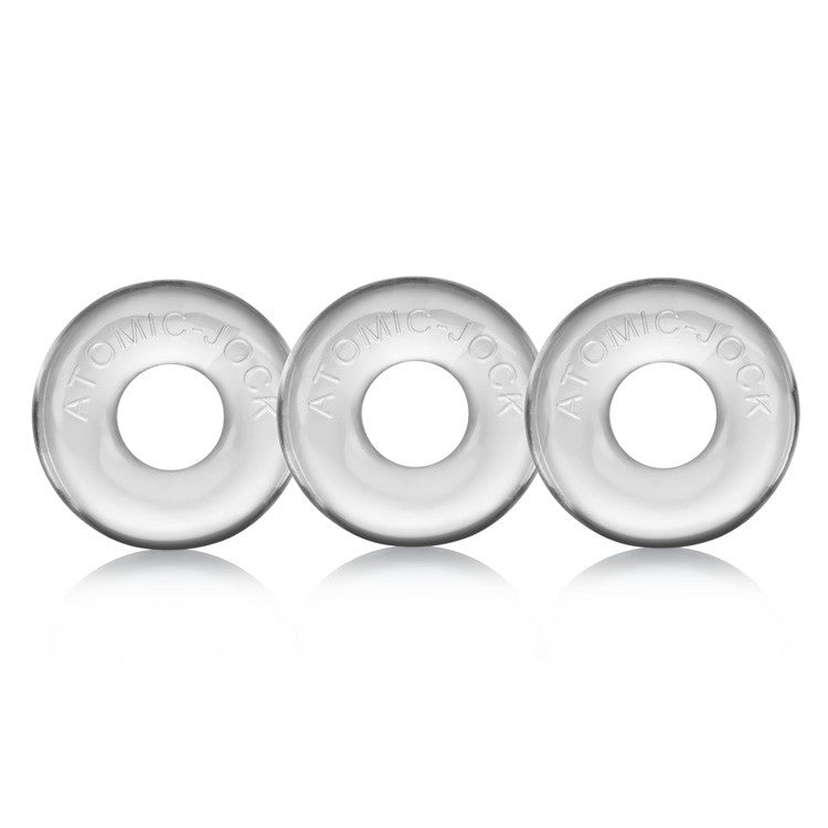 RINGER, 3-PACK OF DO-NUT-1 - CLEAR